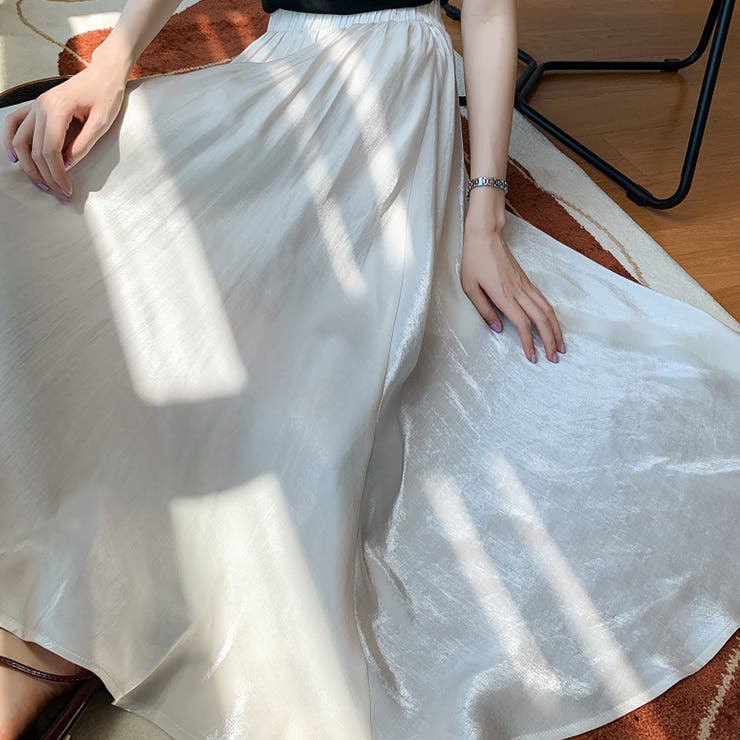 シルクプリーツスカート | ＆soiree | 詳細画像20 