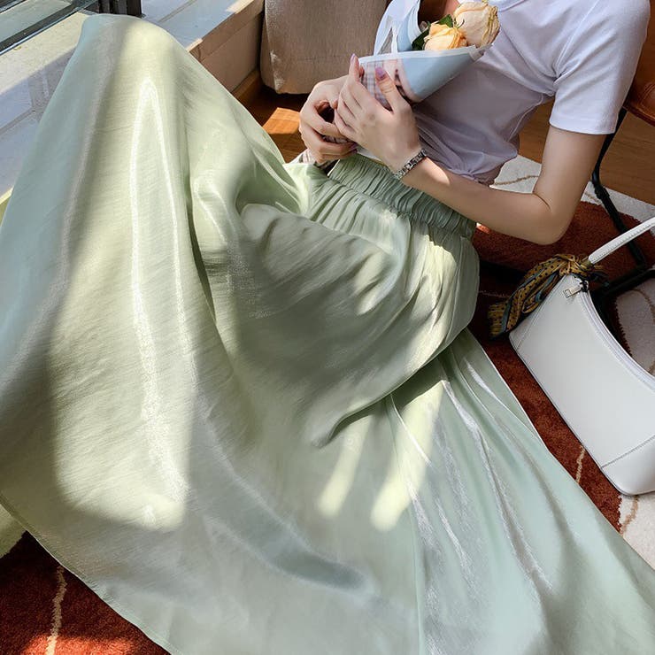 シルクプリーツスカート | ＆soiree | 詳細画像21 