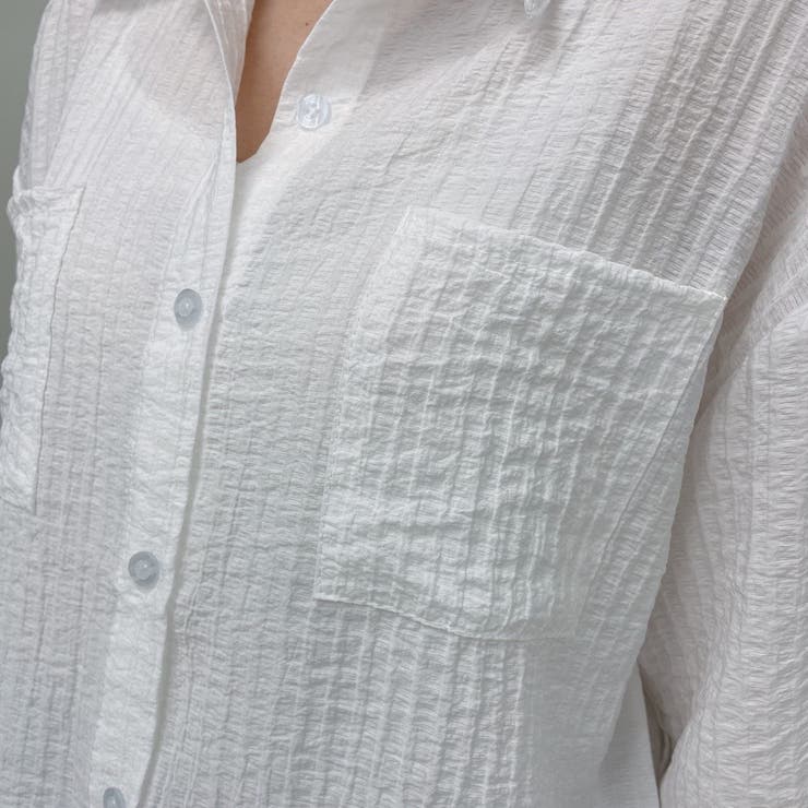 リネンコットンオーバーシャツ | ＆soiree | 詳細画像12 