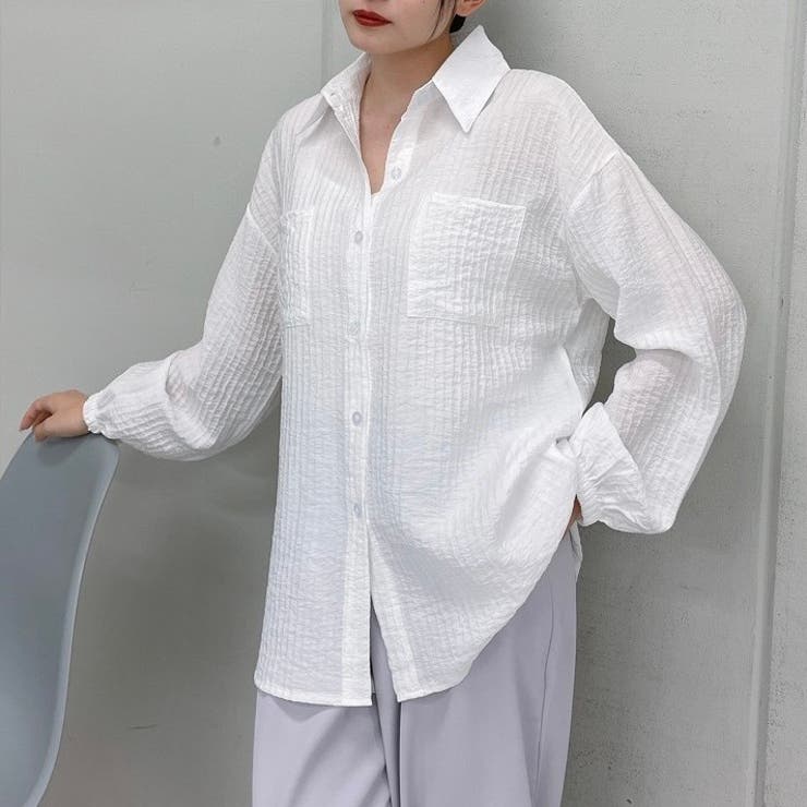 リネンコットンオーバーシャツ | ＆soiree | 詳細画像6 