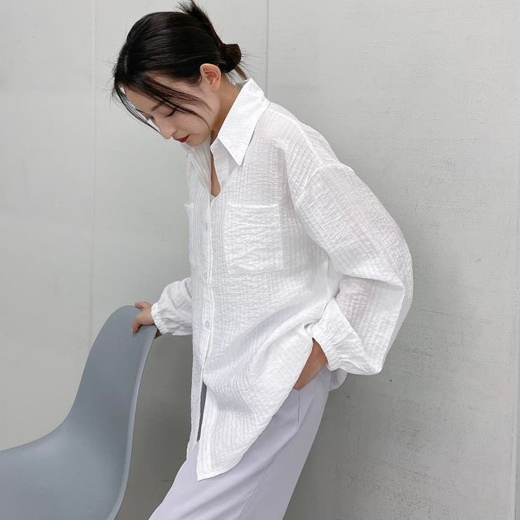 リネンコットンオーバーシャツ | ＆soiree | 詳細画像7 