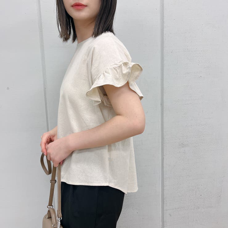 フリルTee | ＆soiree | 詳細画像3 