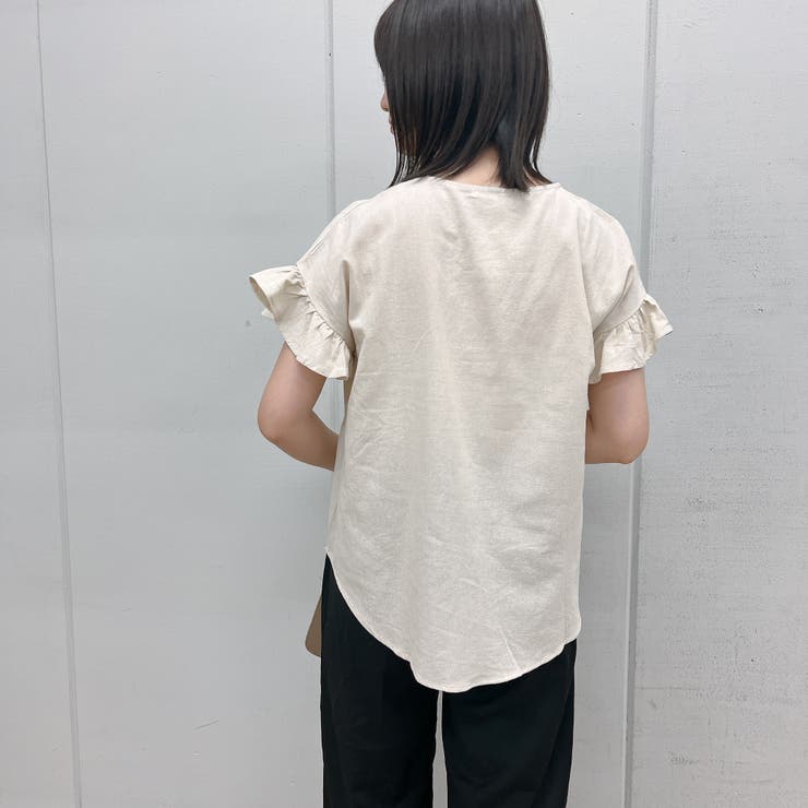 フリルTee | ＆soiree | 詳細画像4 