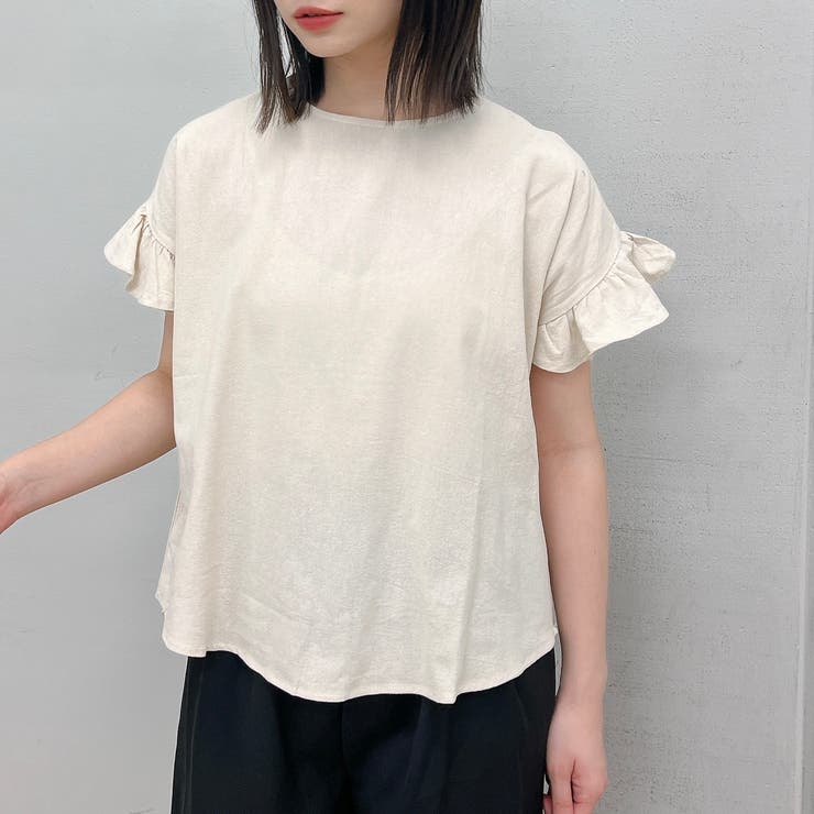ベージュ | フリルTee | ＆soiree
