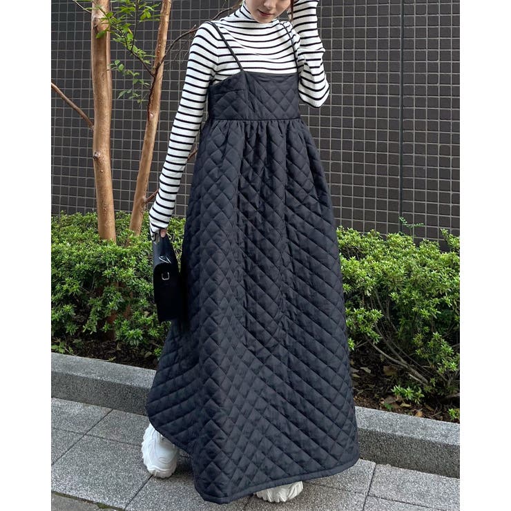 キルティングキャミワンピース[品番：RADM0005626]｜＆soiree（アンド