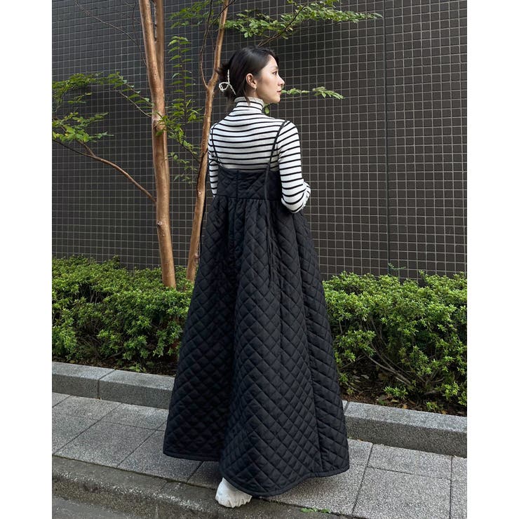 キルティングキャミワンピース[品番：RADM0005626]｜＆soiree（アンド