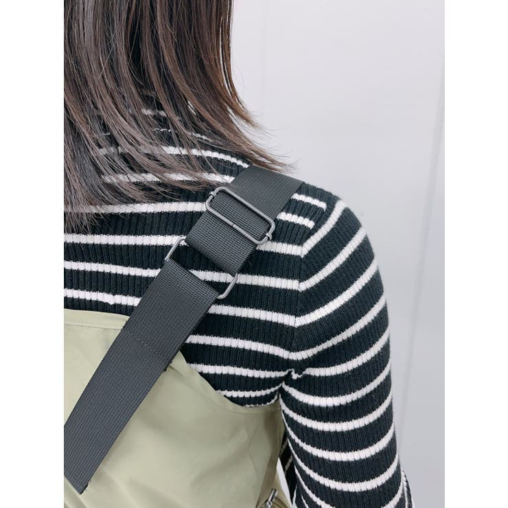 ナイロンミリタリージャンパースカート | ＆soiree | 詳細画像11 