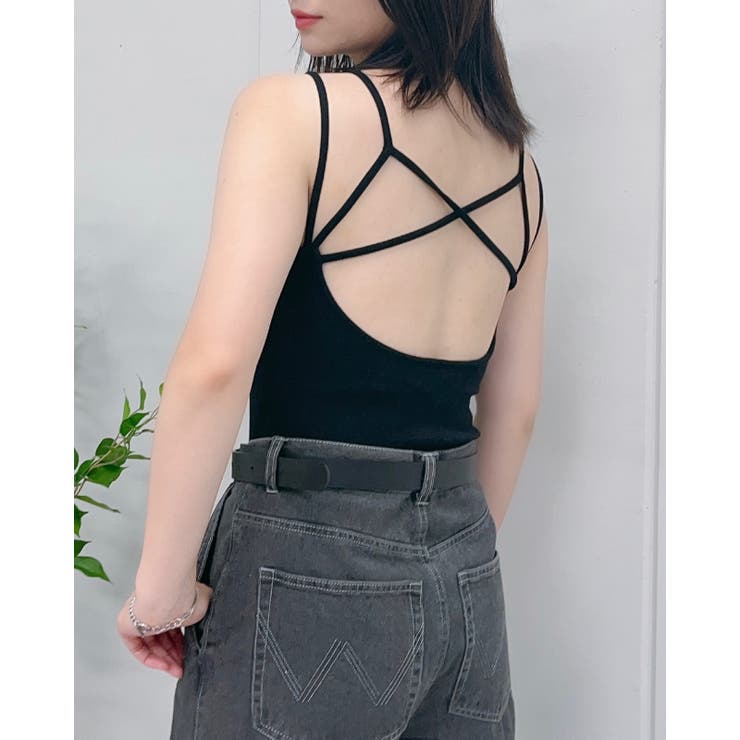 バッククロスカップ付キャミソール | ＆soiree | 詳細画像1 