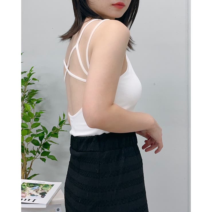 バッククロスカップ付キャミソール | ＆soiree | 詳細画像19 