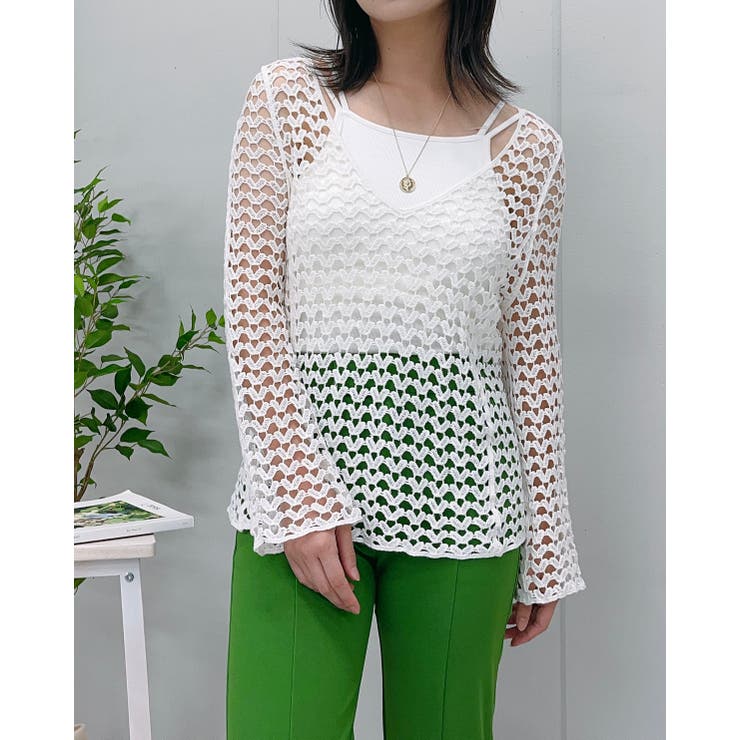 バッククロスカップ付キャミソール | ＆soiree | 詳細画像24 