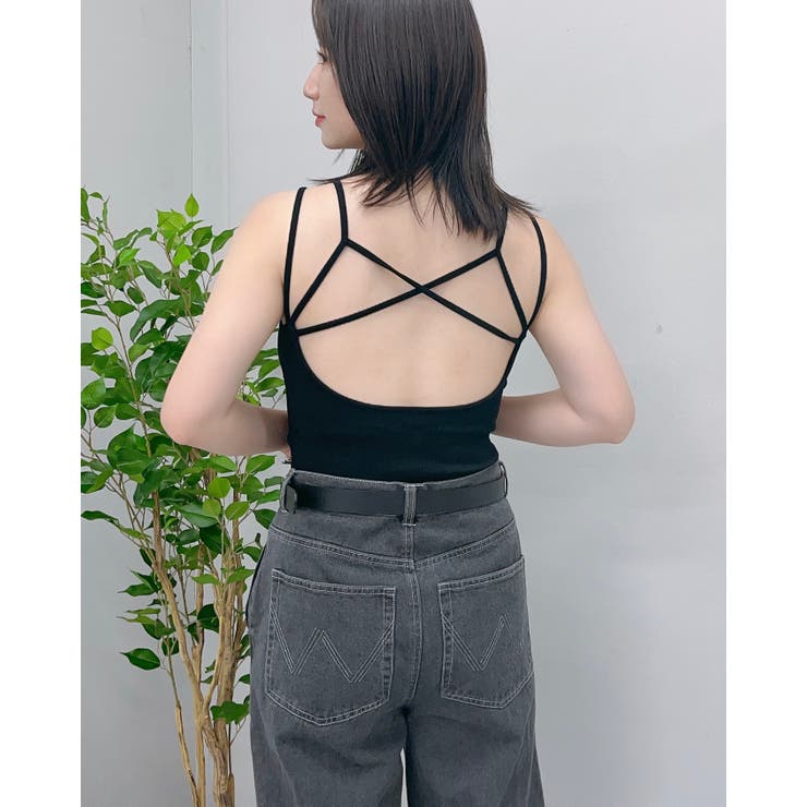 バッククロスカップ付キャミソール | ＆soiree | 詳細画像4 