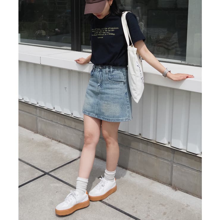 フロント刺繍Tシャツ | ＆soiree | 詳細画像14 