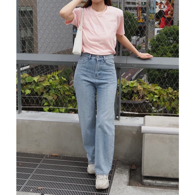 フロント刺繍Tシャツ | ＆soiree | 詳細画像21 