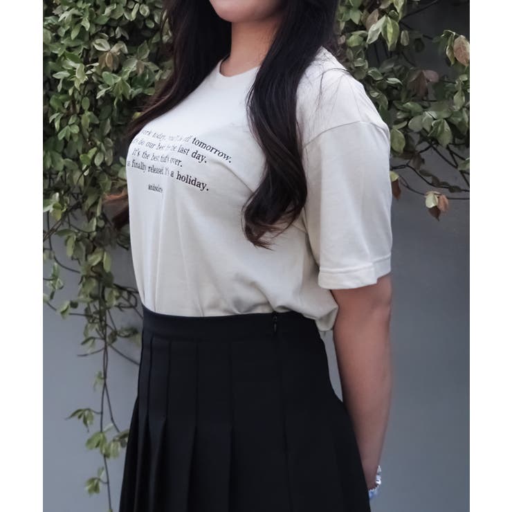 フロント刺繍Tシャツ | ＆soiree | 詳細画像27 