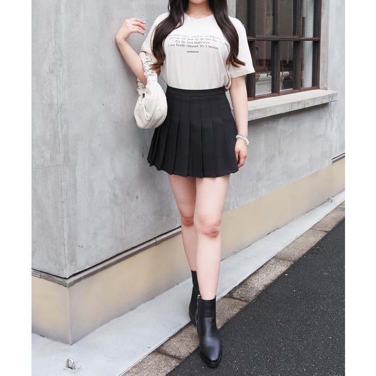 フロント刺繍Tシャツ | ＆soiree | 詳細画像30 