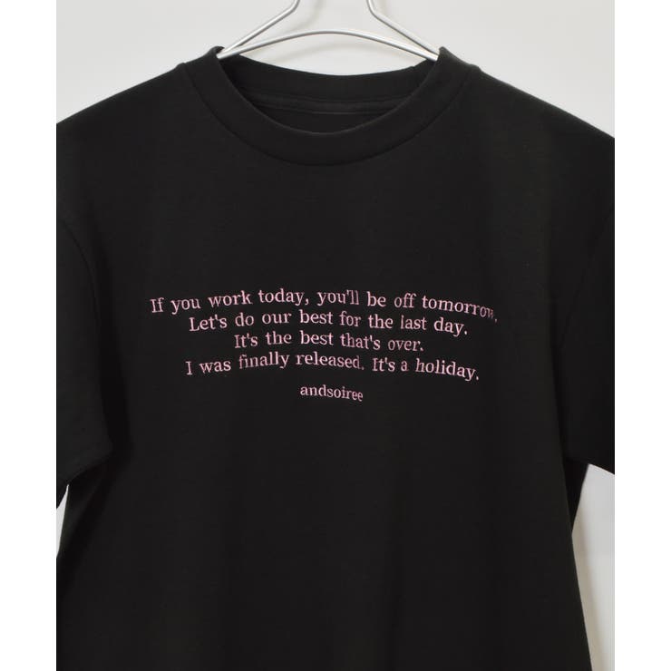 フロント刺繍Tシャツ | ＆soiree | 詳細画像57 