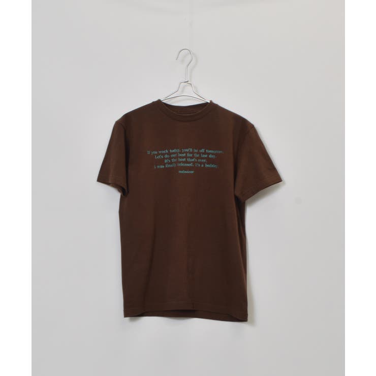 フロント刺繍Tシャツ | ＆soiree | 詳細画像62 