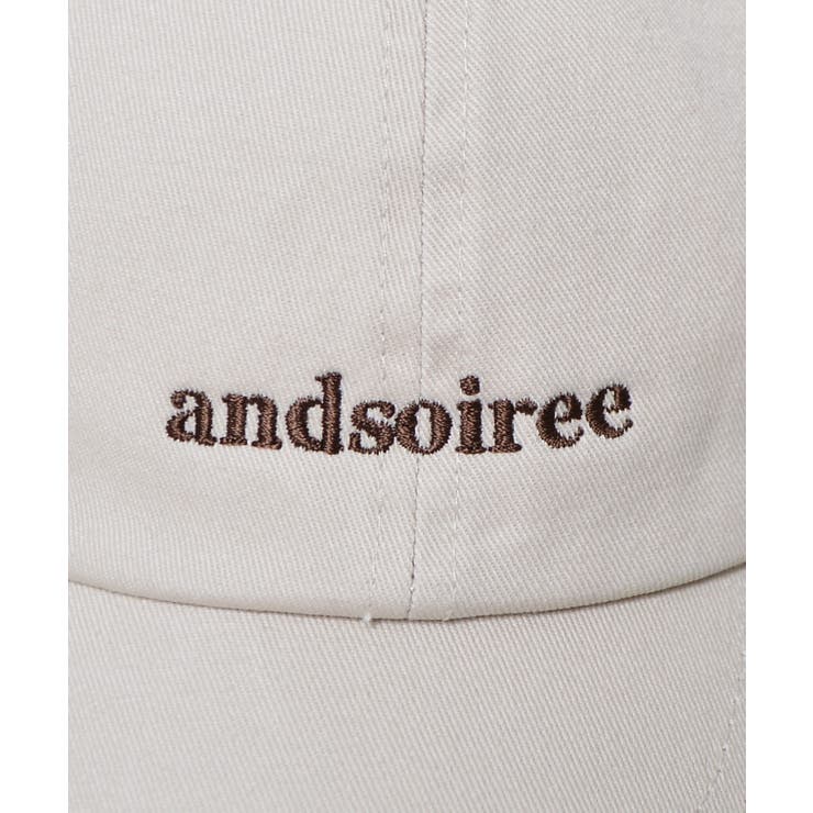 刺繍ロゴキャップ | ＆soiree | 詳細画像26 