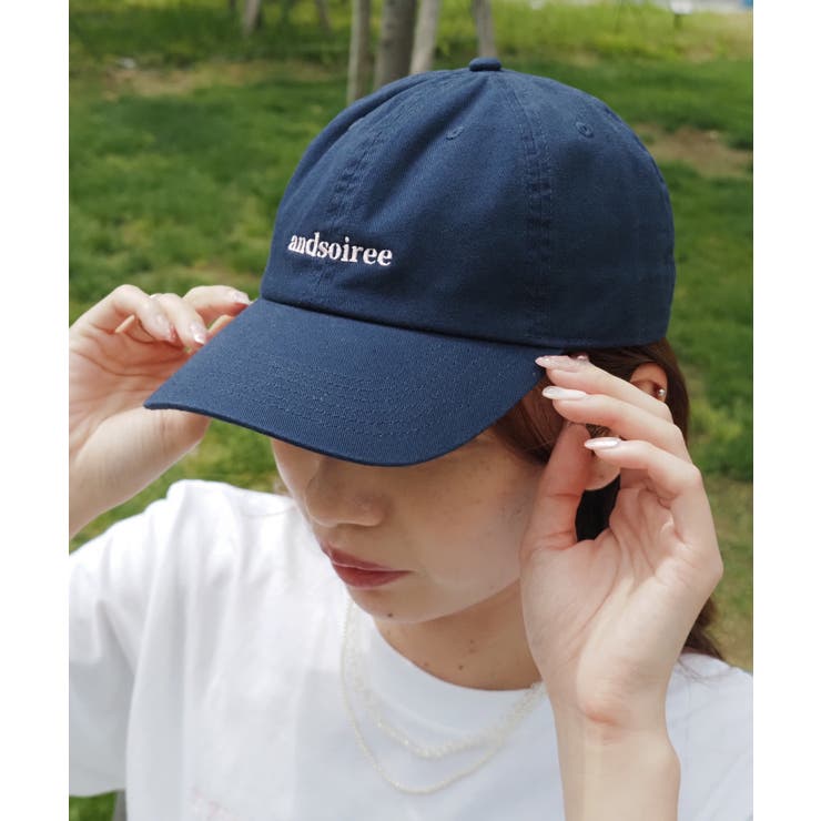 刺繍ロゴキャップ | ＆soiree | 詳細画像6 