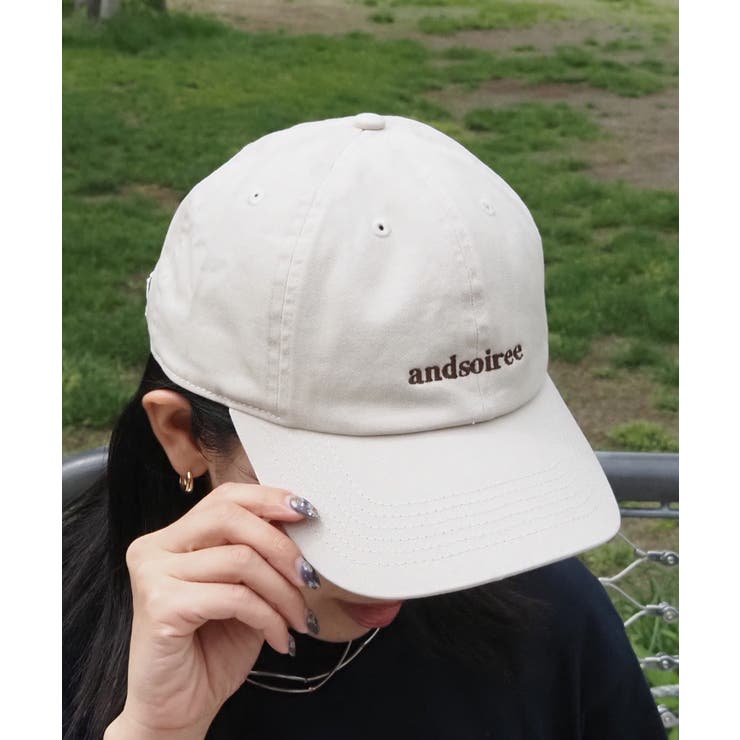 エクリュ | 刺繍ロゴキャップ | ＆soiree
