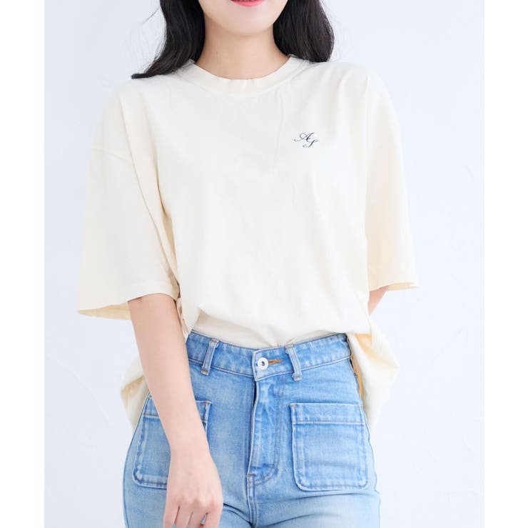 ピグメントプリントTシャツ(メッセージロゴ) | ＆soiree | 詳細画像15 