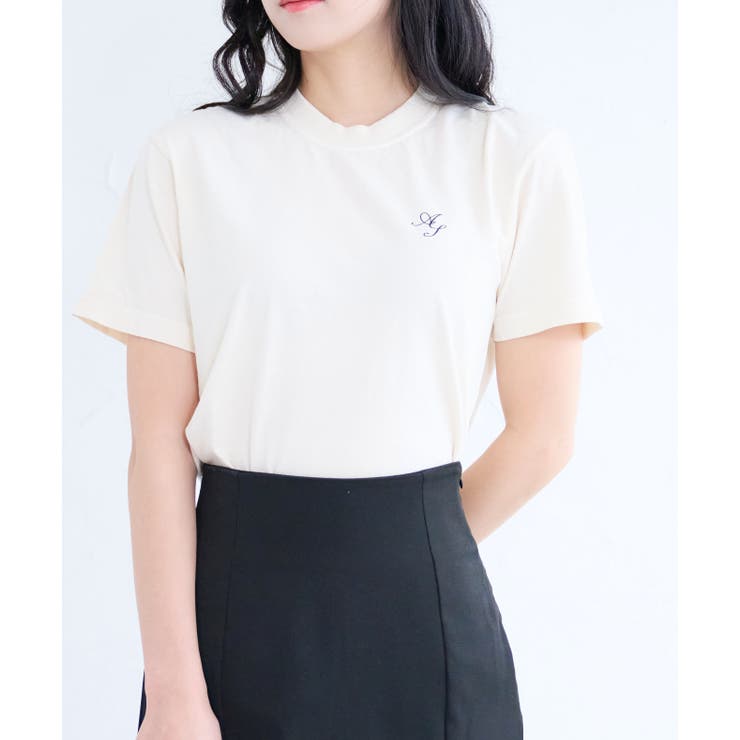 ピグメントプリントTシャツ(メッセージロゴ) | ＆soiree | 詳細画像22 