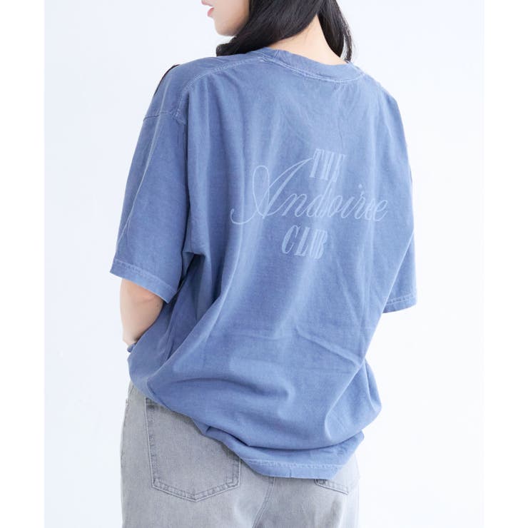 ピグメントプリントTシャツ(メッセージロゴ) | ＆soiree | 詳細画像26 