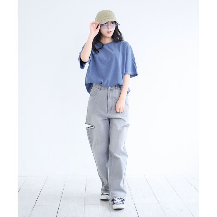 ピグメントプリントTシャツ(メッセージロゴ) | ＆soiree | 詳細画像27 