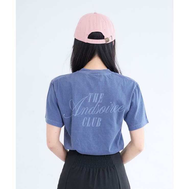 ピグメントプリントTシャツ(メッセージロゴ) | ＆soiree | 詳細画像30 