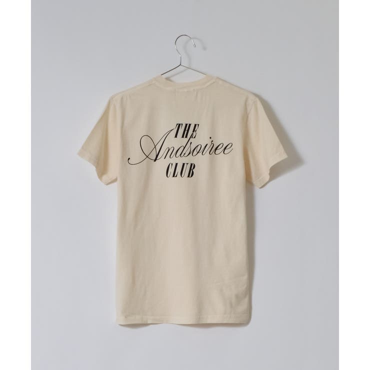 ピグメントプリントTシャツ(メッセージロゴ) | ＆soiree | 詳細画像34 