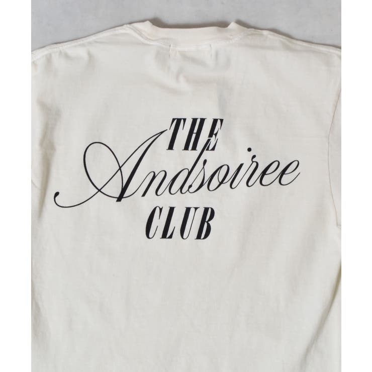 ピグメントプリントTシャツ(メッセージロゴ) | ＆soiree | 詳細画像49 