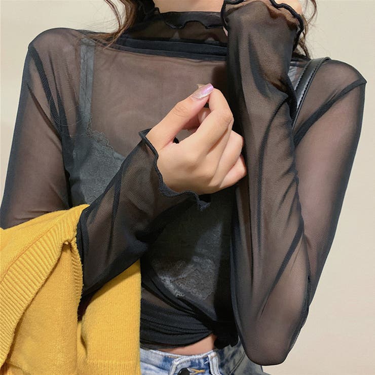 ハイネック シアートップス | ＆soiree | 詳細画像16 