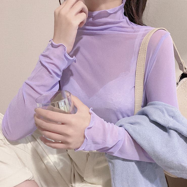 ハイネック シアートップス | ＆soiree | 詳細画像19 