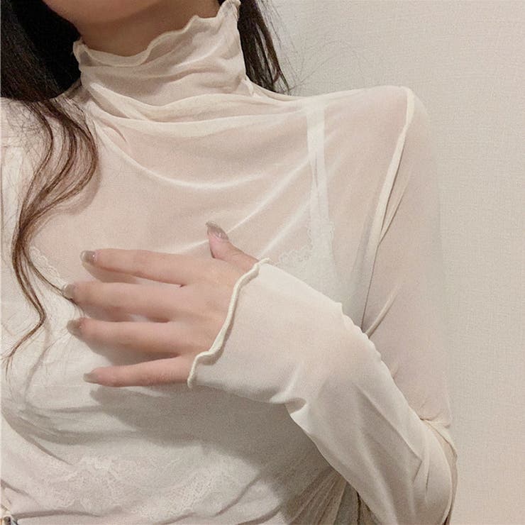 ハイネック シアートップス | ＆soiree | 詳細画像26 