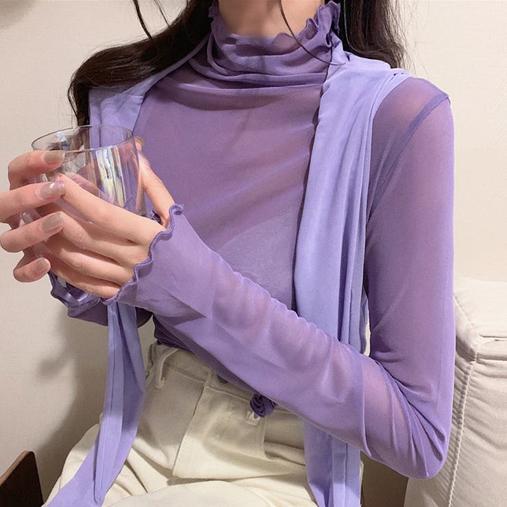 ハイネック シアートップス | ＆soiree | 詳細画像45 