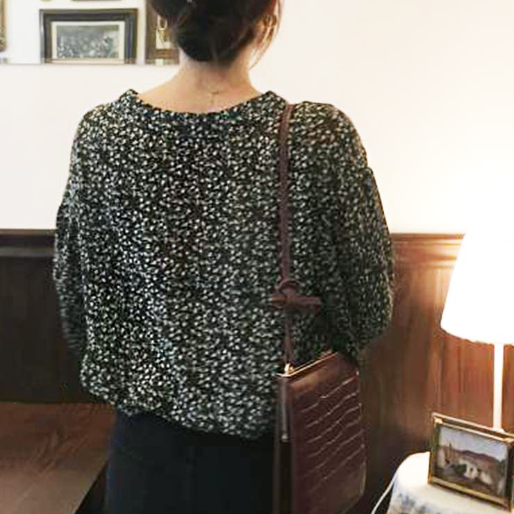 フラワーパターンVカットブラウス | ＆soiree | 詳細画像13 