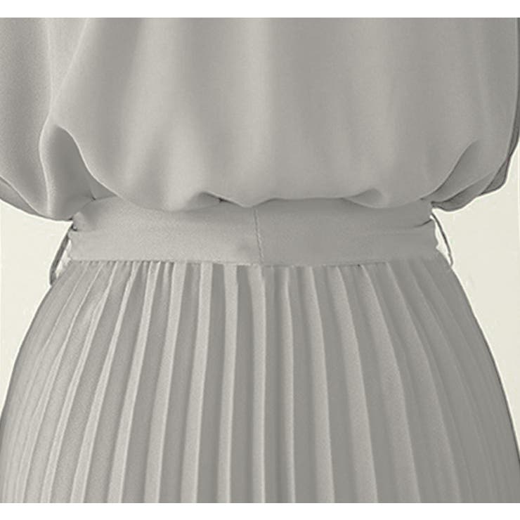 ウエストリボンプリーツワンピース | ＆soiree | 詳細画像13 