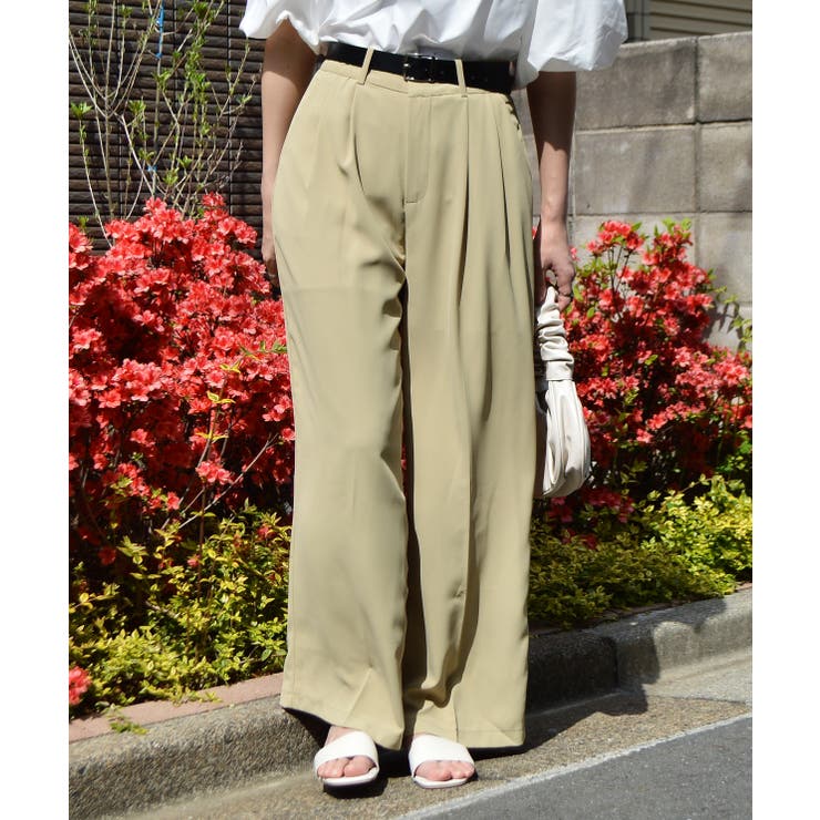 タックデザインワイドパンツ | ＆soiree | 詳細画像13 