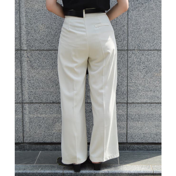 タックデザインワイドパンツ | ＆soiree | 詳細画像5 