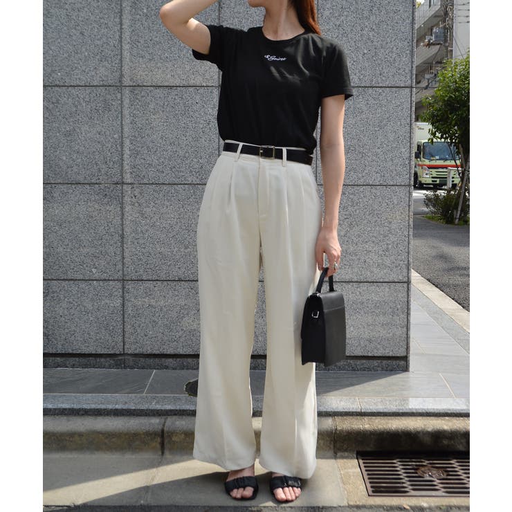 タックデザインワイドパンツ | ＆soiree | 詳細画像6 