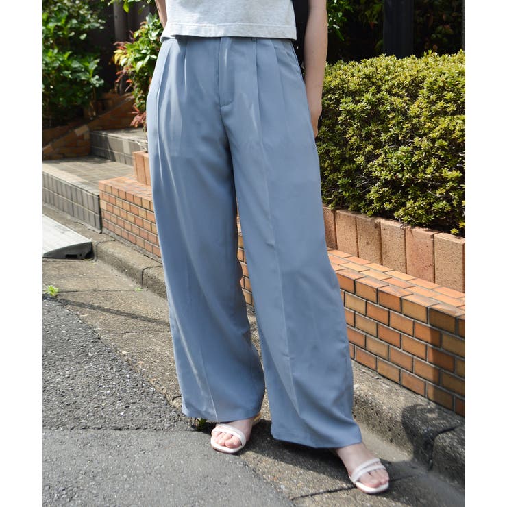 タックデザインワイドパンツ | ＆soiree | 詳細画像8 