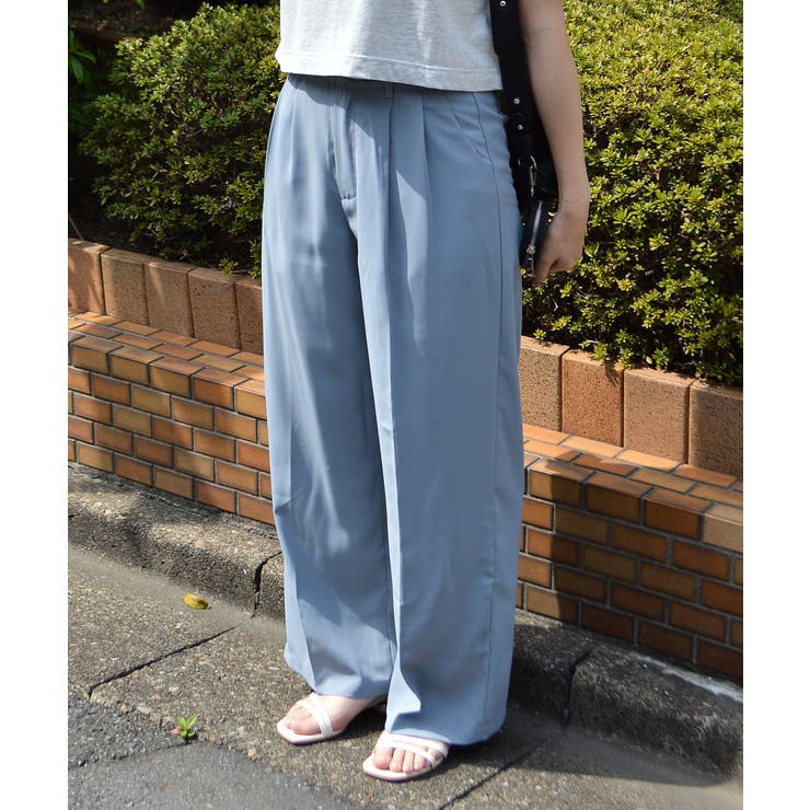 タックデザインワイドパンツ | ＆soiree | 詳細画像9 