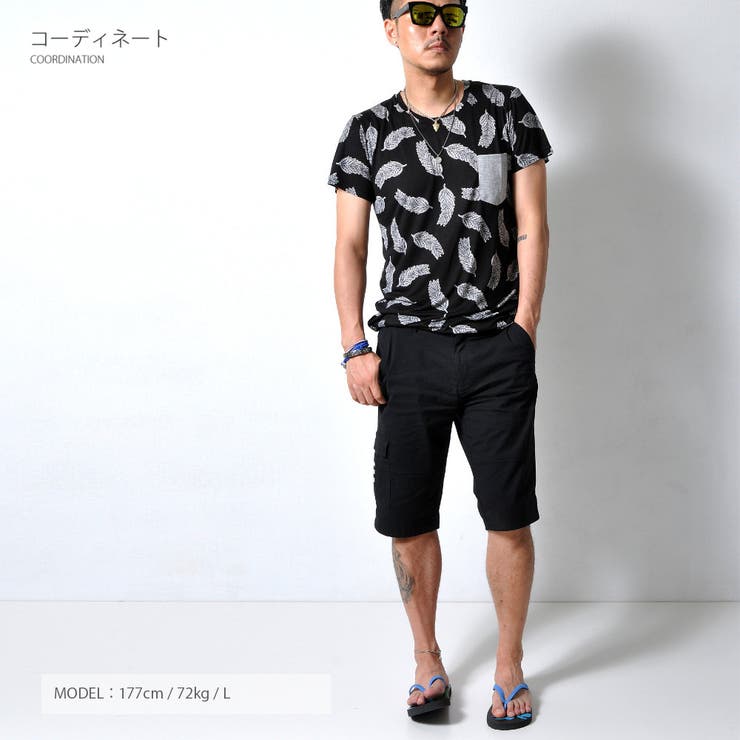 半袖Tシャツ ポケＴ フェザーデザイン | RAiseNsE  | 詳細画像2 