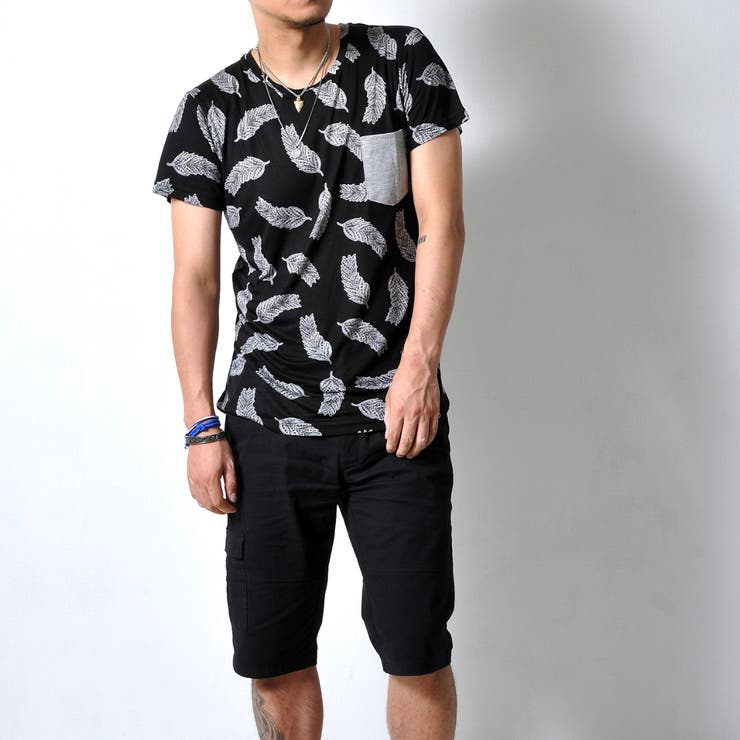 半袖Tシャツ ポケＴ フェザーデザイン | RAiseNsE  | 詳細画像7 