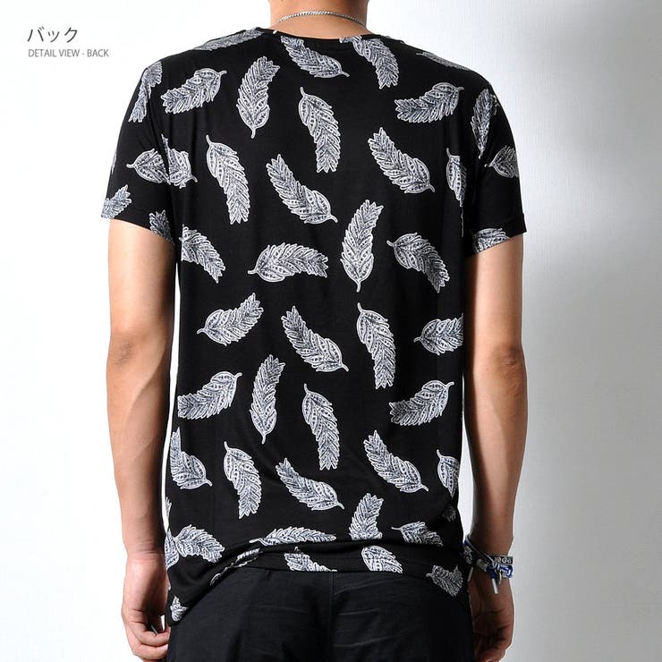 半袖Tシャツ ポケＴ フェザーデザイン | RAiseNsE  | 詳細画像12 