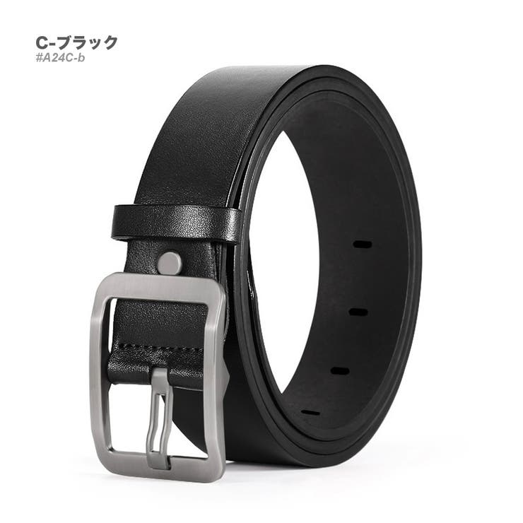 C-ブラック | 本革 リアルレザーベルト メンズ | RAiseNsE 