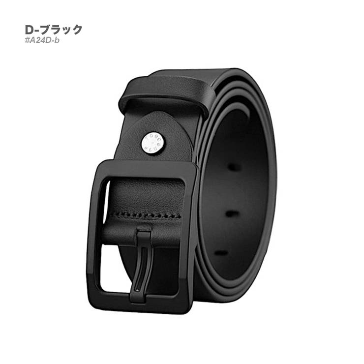 D-ブラック | 本革 リアルレザーベルト メンズ | RAiseNsE 