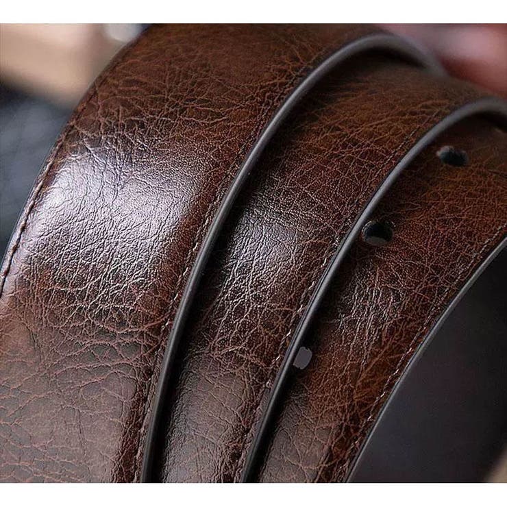 本革 カジュアル ベルト メンズ レザー シンプル ビジネス 紳士 #A247 | RAiseNsE  | 詳細画像4 