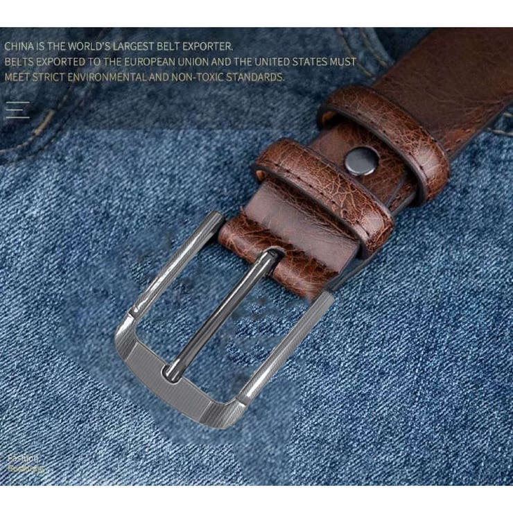 本革 カジュアル ベルト メンズ レザー シンプル ビジネス 紳士 #A247 | RAiseNsE  | 詳細画像5 