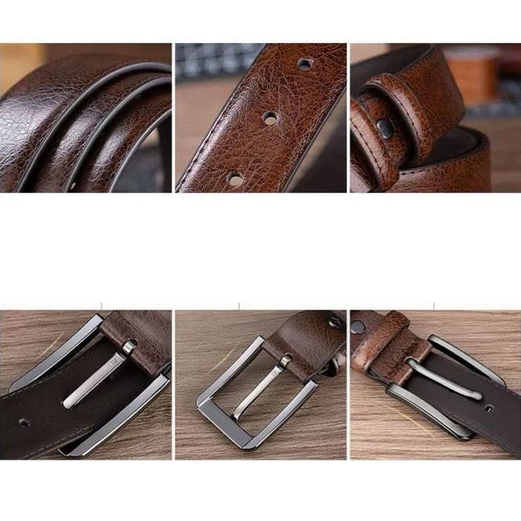 本革 カジュアル ベルト メンズ レザー シンプル ビジネス 紳士 #A247 | RAiseNsE  | 詳細画像9 